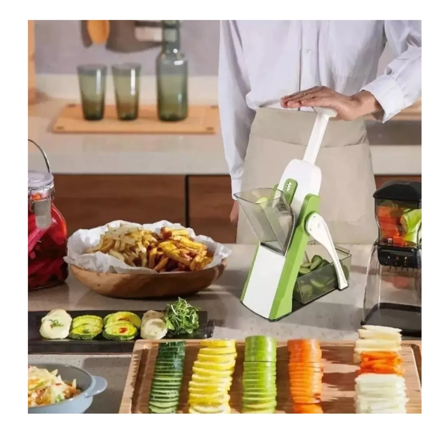 Picadora de Verdura Estilo Brava / AHORRA TIEMPO Y ESFUERZO / Aprovecha solo por hoy 50% de descuento