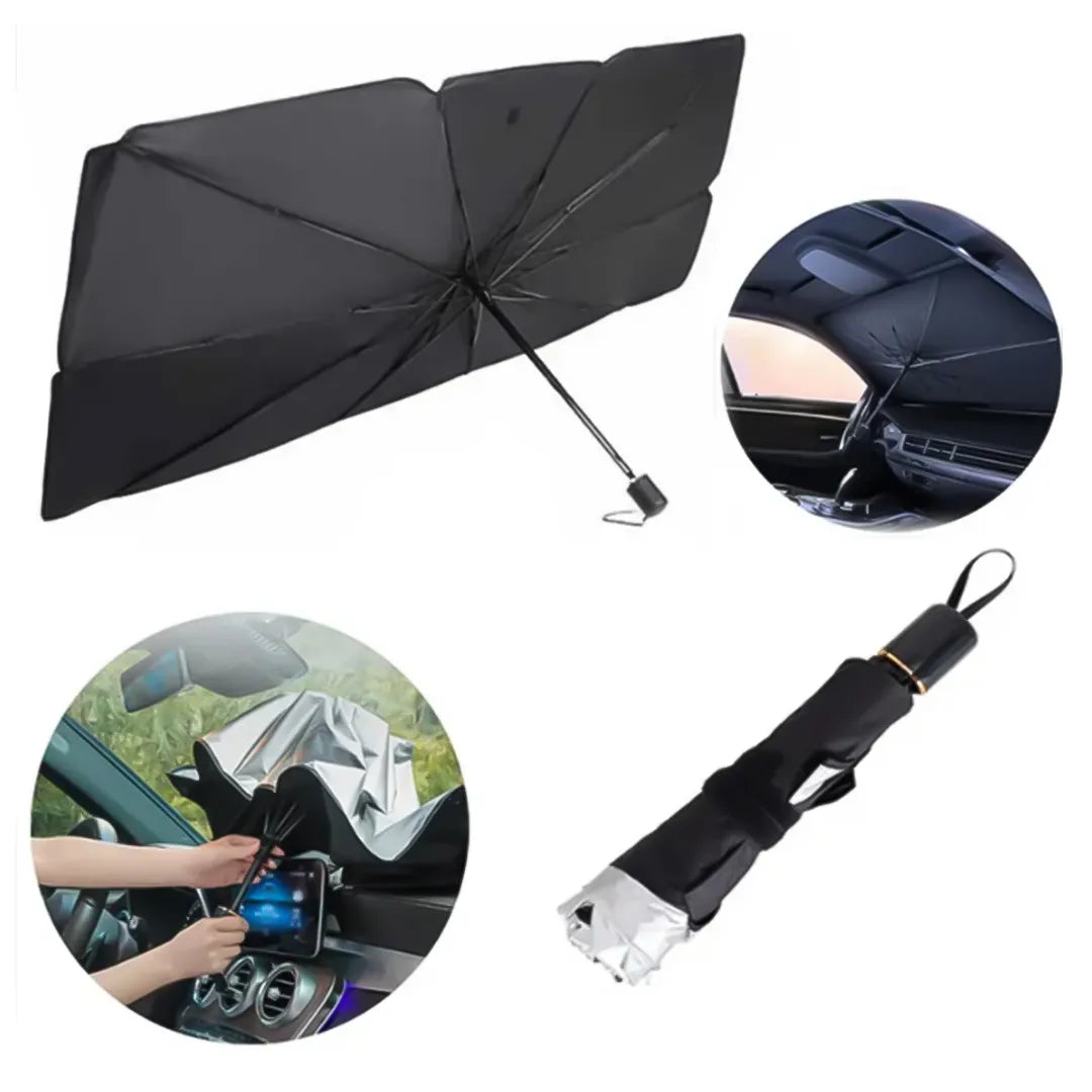 Parasol Quitasol Paraguas Parabrisas / Es el escudo perfecto contra el calor extremo / Aprovecha esta oportunidad única 50% de descuento