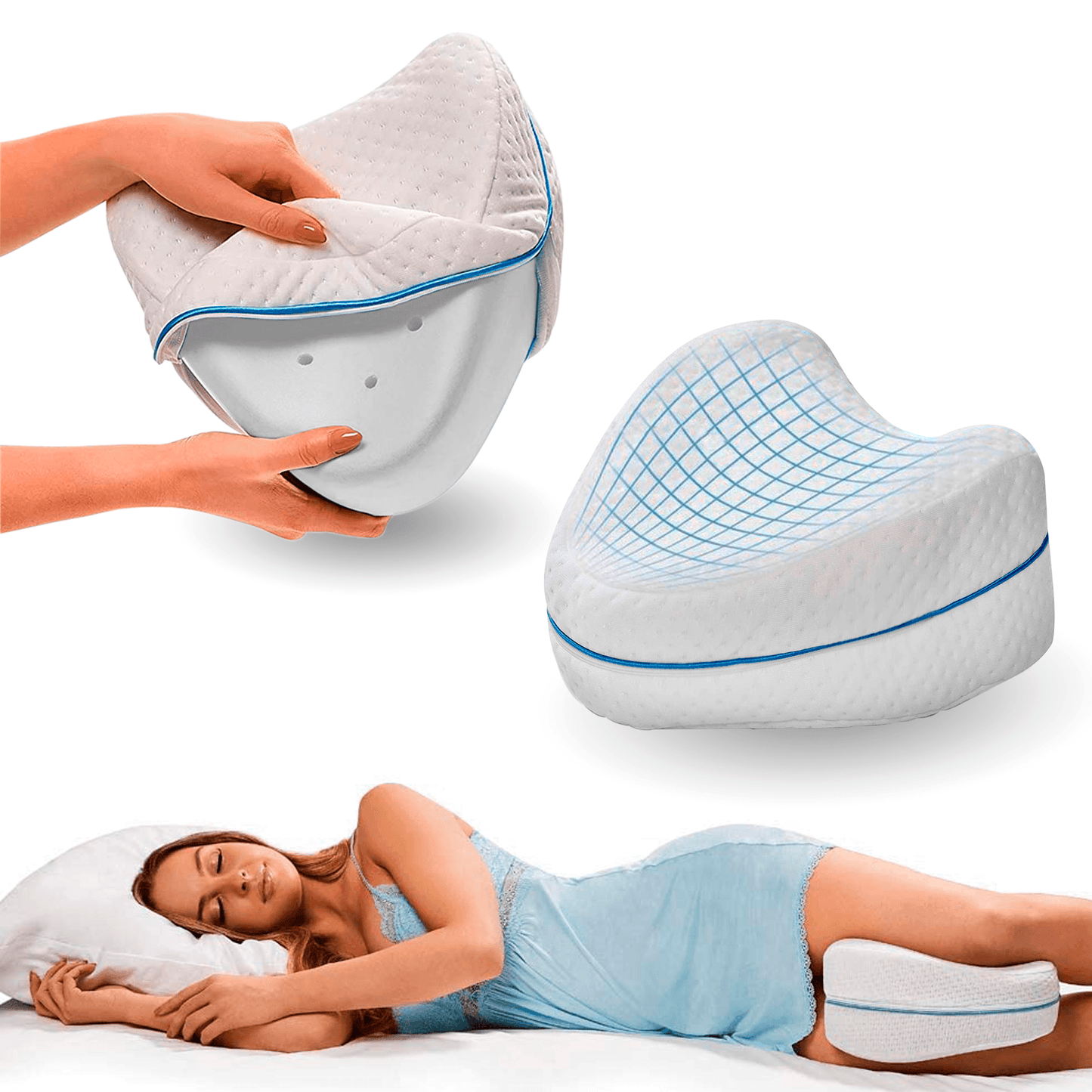 Cojin Almohada Ortopedica Pierna / Dale a tu cuerpo el descanso que merece / Ultimas unidades, oferta exclusiva solo por hoy!