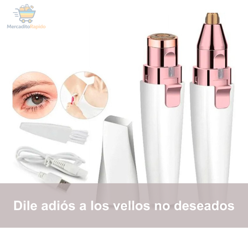 Depiladora Facial 2 En 1 /  ¡Luce un rostro suave y definido cada día, sin esfuerzo!