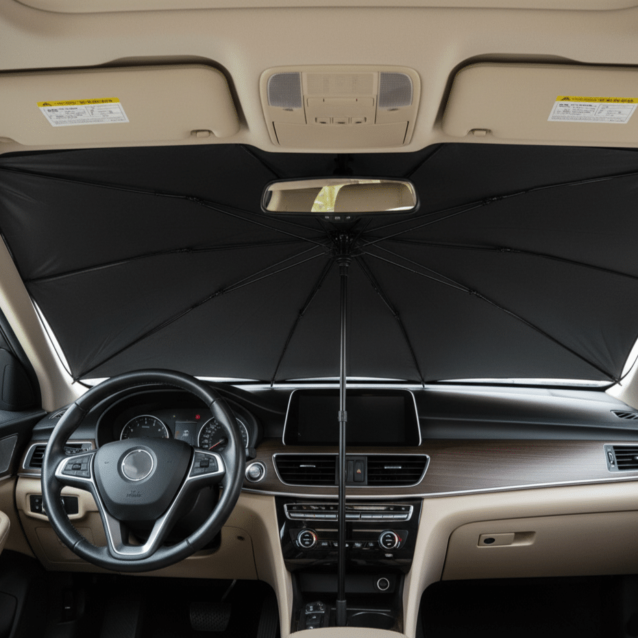 Parasol Quitasol Paraguas Parabrisas / Es el escudo perfecto contra el calor extremo / Aprovecha esta oportunidad única 50% de descuento