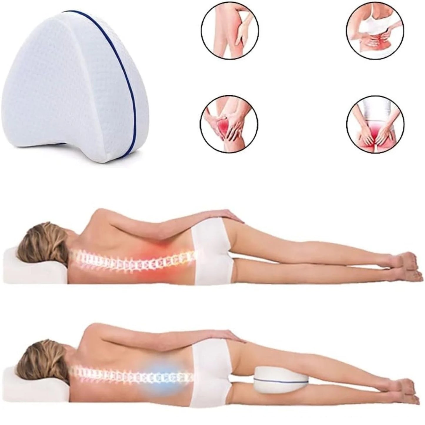 Cojin Almohada Ortopedica Pierna / Dale a tu cuerpo el descanso que merece / Ultimas unidades, oferta exclusiva solo por hoy!